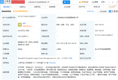紅豆集團新設供應鏈管理公司 注冊資本2000萬，深化國內貿易代理布局